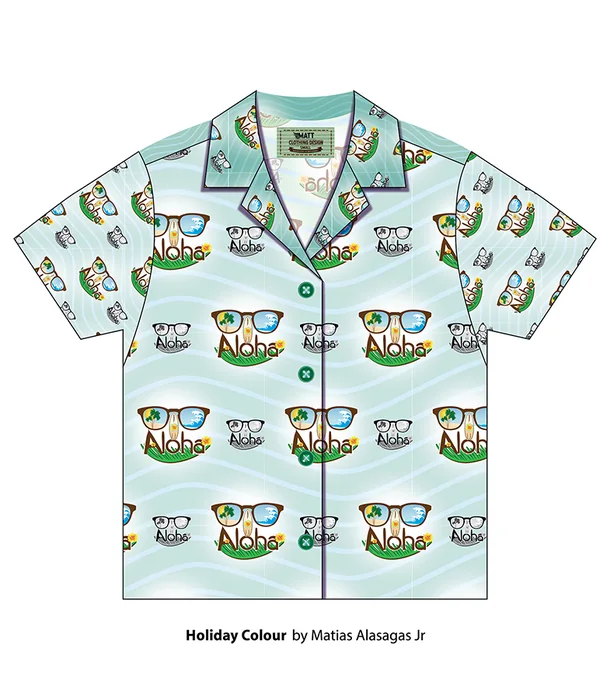 Hawaiian shirt pattern design